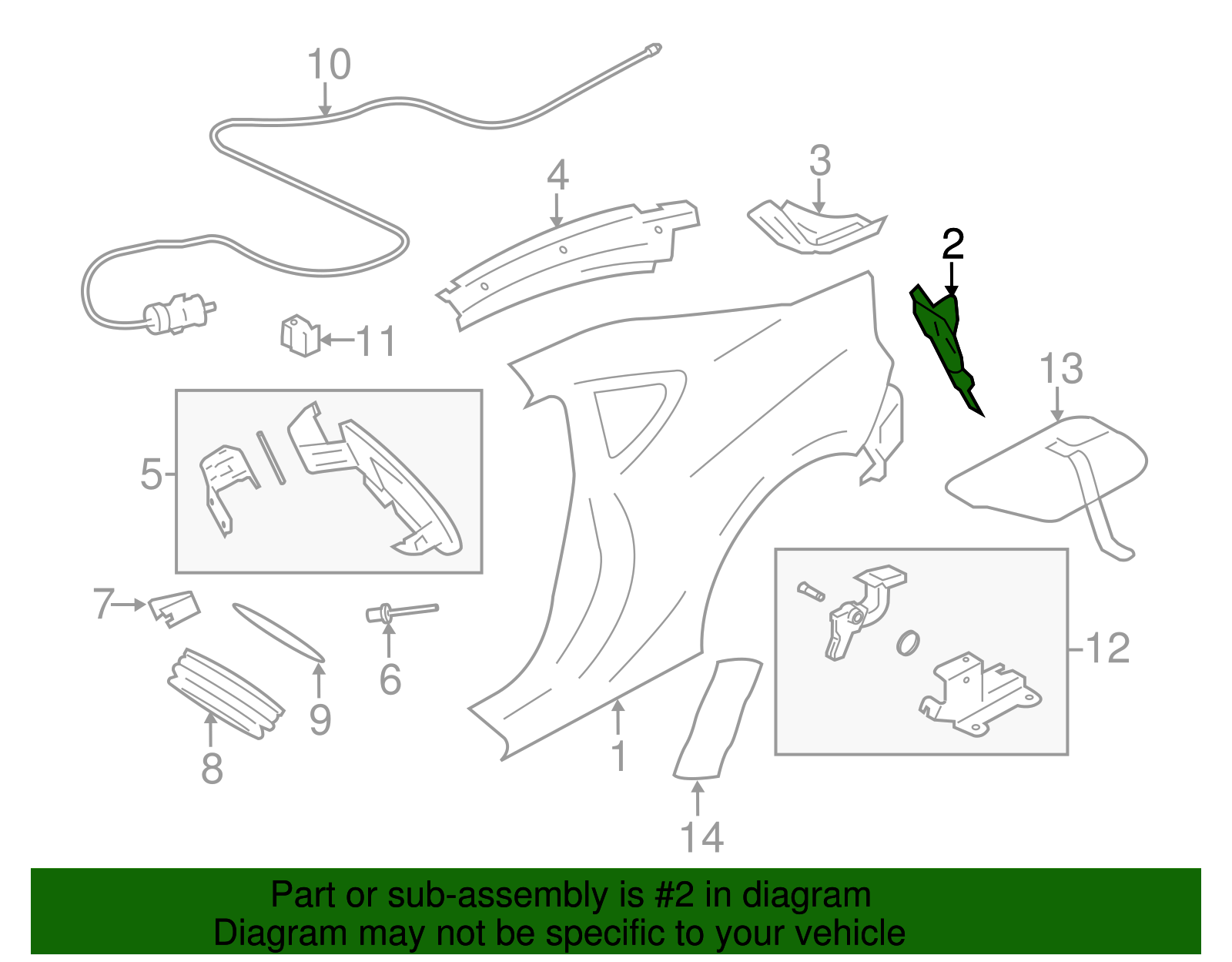 Tail Lamp Pocket - Toyota (SU003-01268)