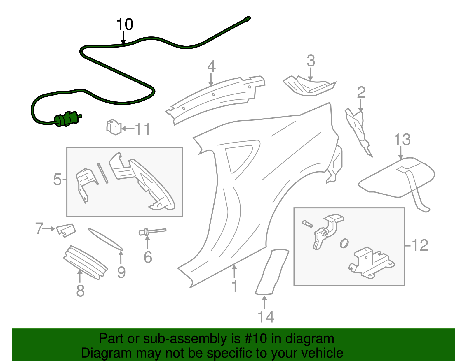 Release Cable - Scion (SU003-01405)