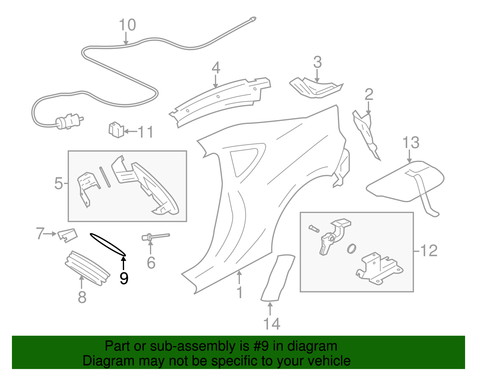 Fuel Pocket Seal - Scion (SU003-01272)