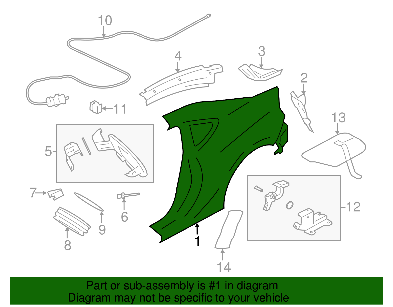 Quarter Panel - Scion (SU003-01248)