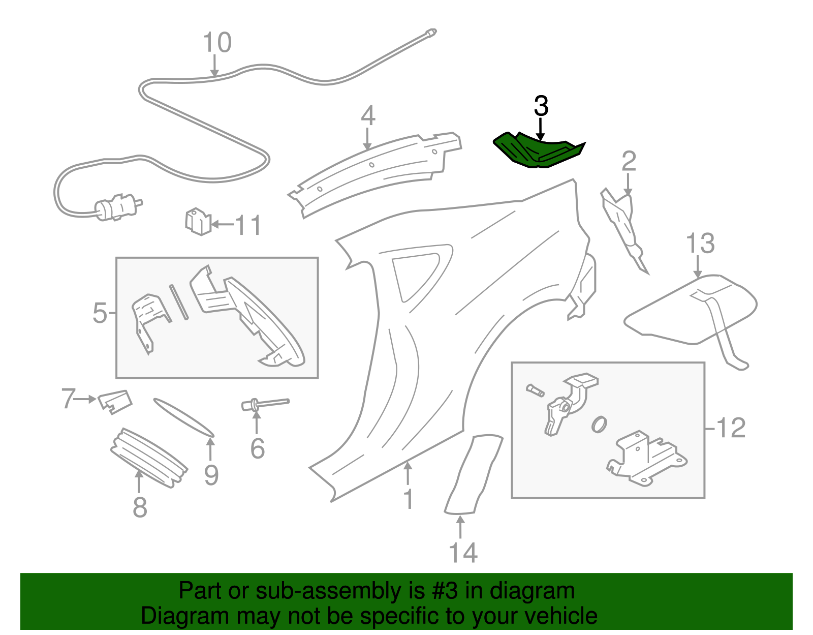 Gutter Extension - Toyota (SU003-01265)