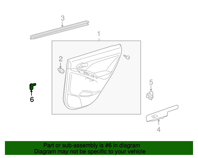 19972022 Toyota Door Jamb Switch (Front, Rear) 8423153010 OEM Parts