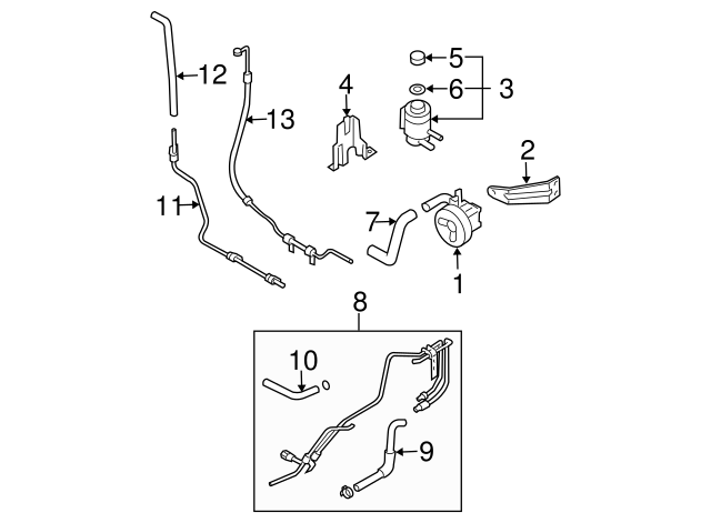 LSAILON 575003E000 Power Steering Pressure Hose Assembly For 03-06 Kia Sorento Steering Pressure Hose LSAILON 575003E000 Power Steering Pressure Hose Assembly For 03-06 Kia Sorento Steering Pressure Hose