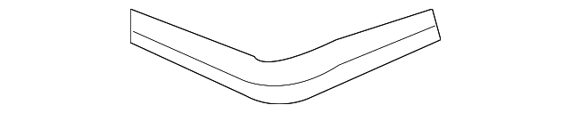 Rear Driver Side Bumper Impact Bar Molding - GM (12335677)