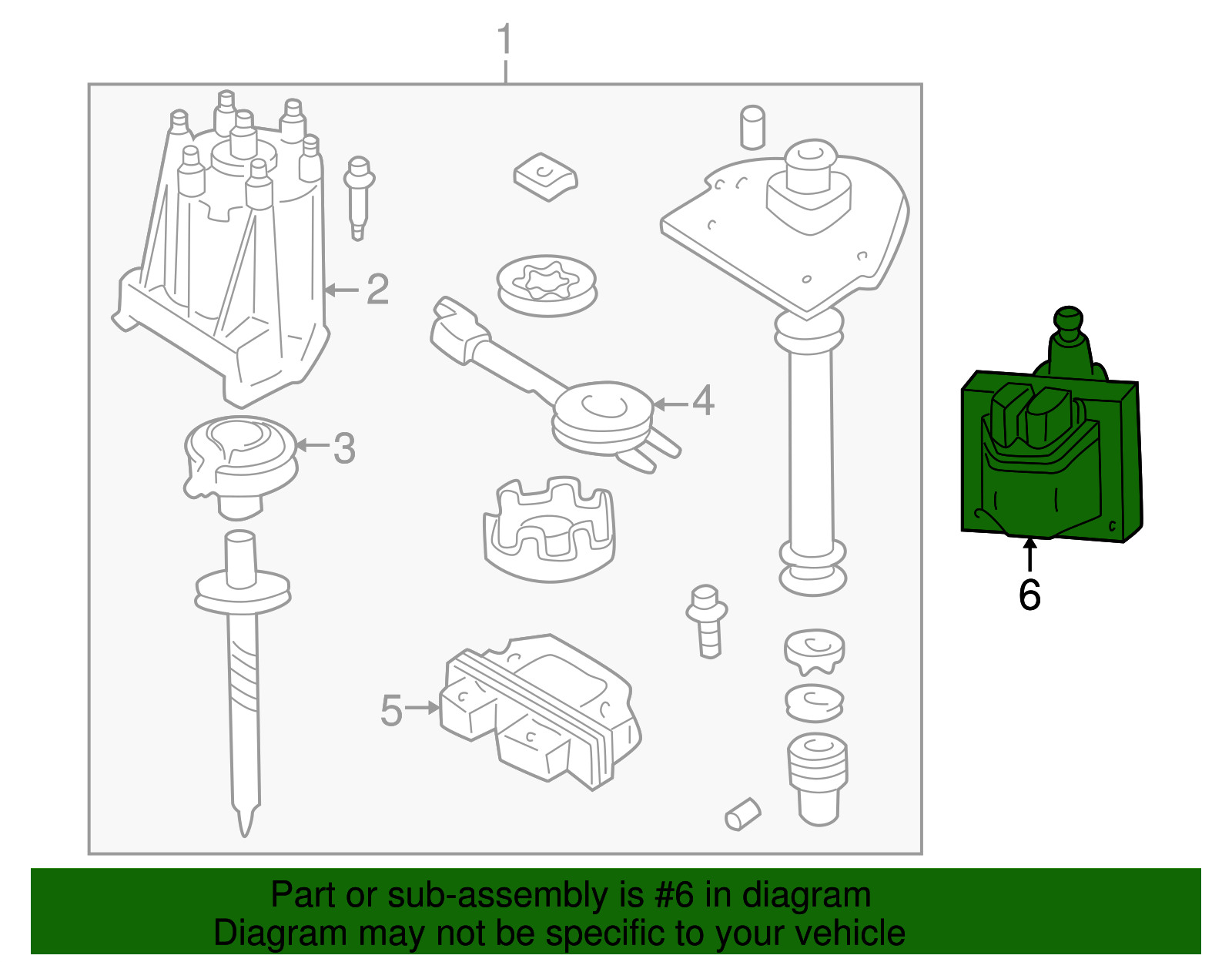Ignition Coil - GM (19418996)