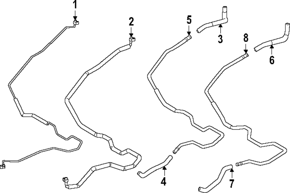 A/C Refrigerant Suction Hose - Toyota (88717-0C170)