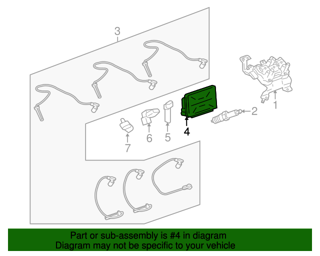 20052007 gm Powertrain Control Module, Refurbished 19210070