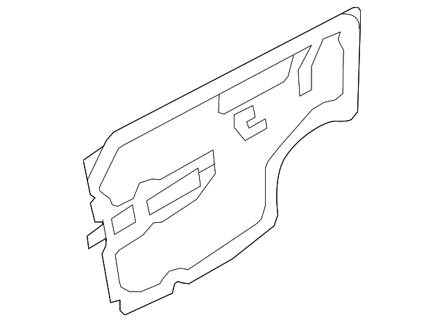 Passenger Side Door Water Deflector - GM (96466001)