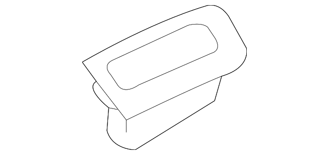 Charcoal Passenger Side Door Pull Handle Retainer Bracket - GM (96462165)