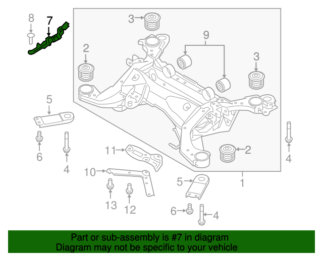 2016-2020 Volvo Side Bracket 31406215 | GetOEMParts.com