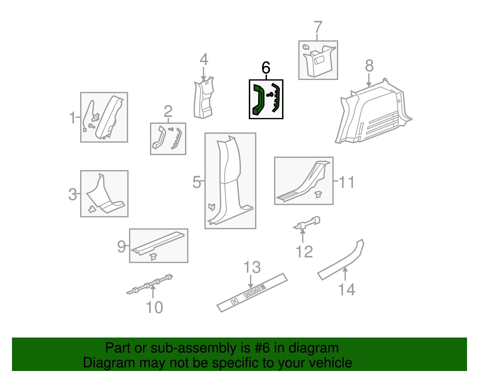 Assist Handle - GM (25858022)