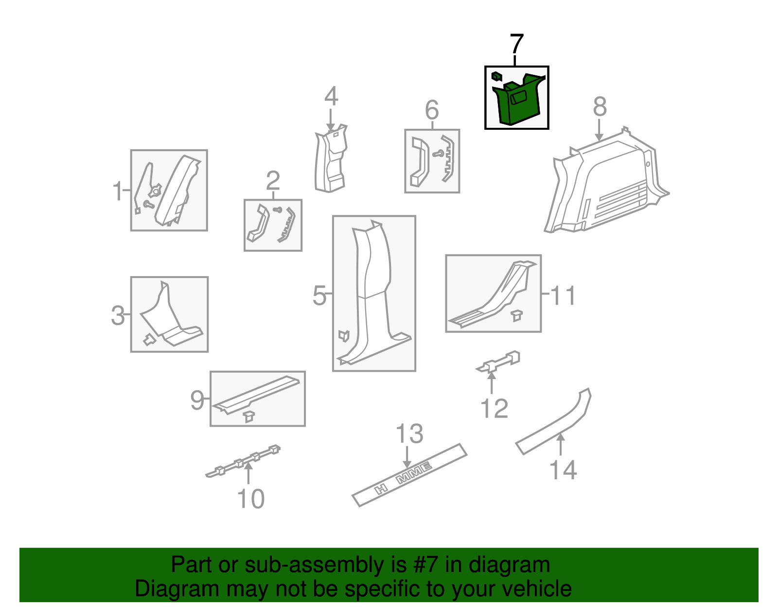 F Molding - GM (25922406)