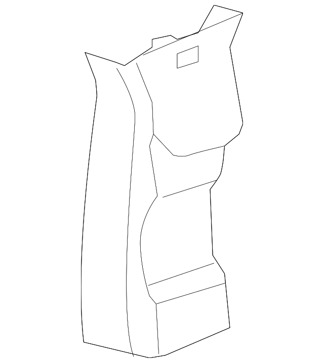 Molding Assembly-C/Pillar Upper Garnish              *Ebony - GM (25858004)