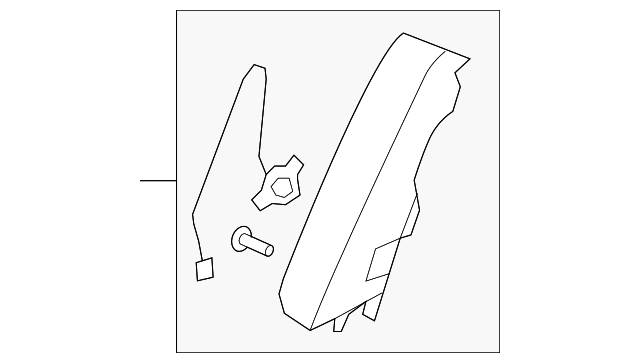 Molding Assembly-W/S Side Garnish                 *Ebony - GM (25897897)