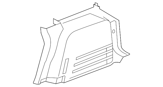 Panel Assembly-Body Side Tr                    *Ebony - GM (25958044)