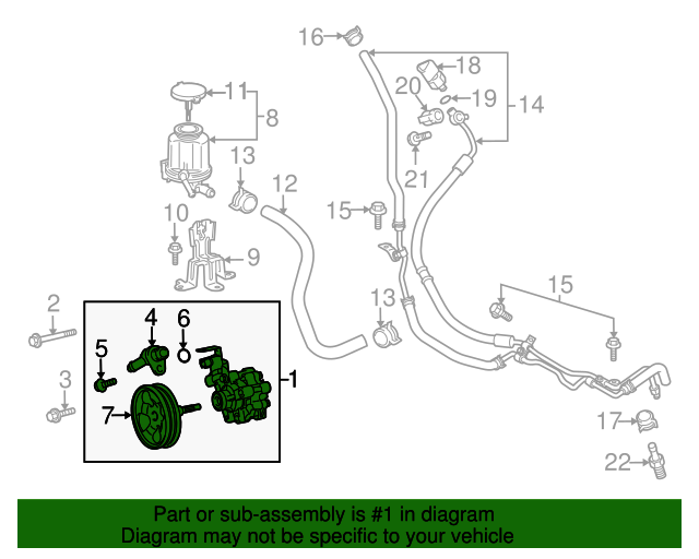 20102014 Toyota FJ Cruiser Power Steering Pump 4431035750 Toyota