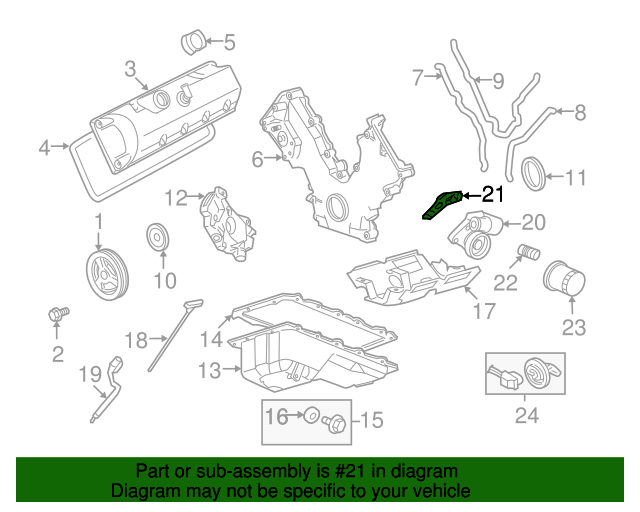 Genuine OEM Ford Part Engine Oil Filter Adapter Gasket F65Z6840B Genuine OEM Ford Parts