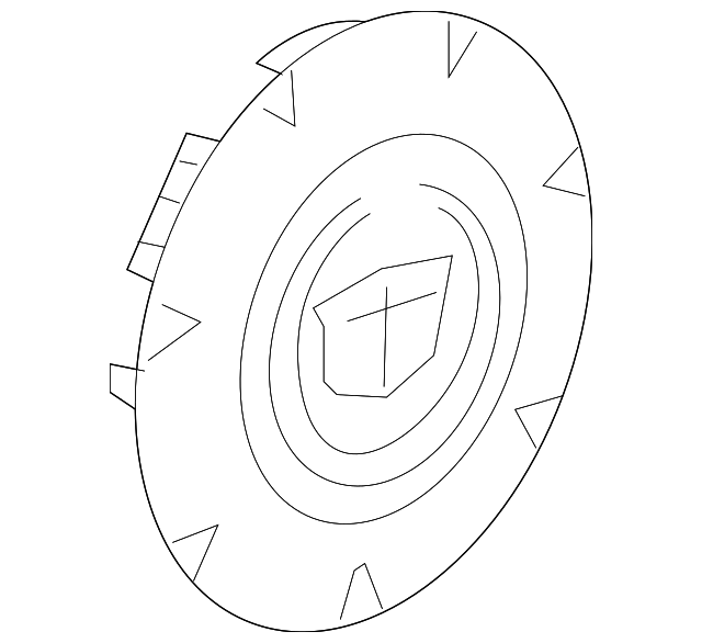 20072014 Cadillac Hub Cap 9595473