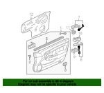 Clip, Snap Fitting (Po)(Natural) - Honda (90666-SDA-A01)