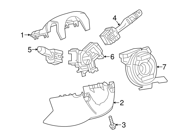 84438440 GM Lower Column Cover | GM Parts Store