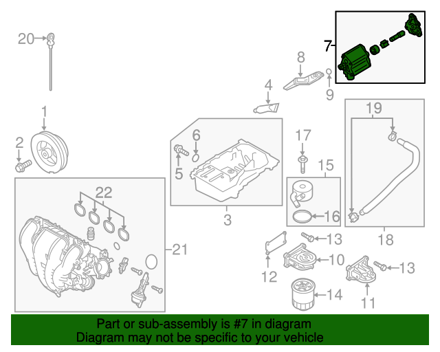 20092015 Mazda Oil Pump l50114100b