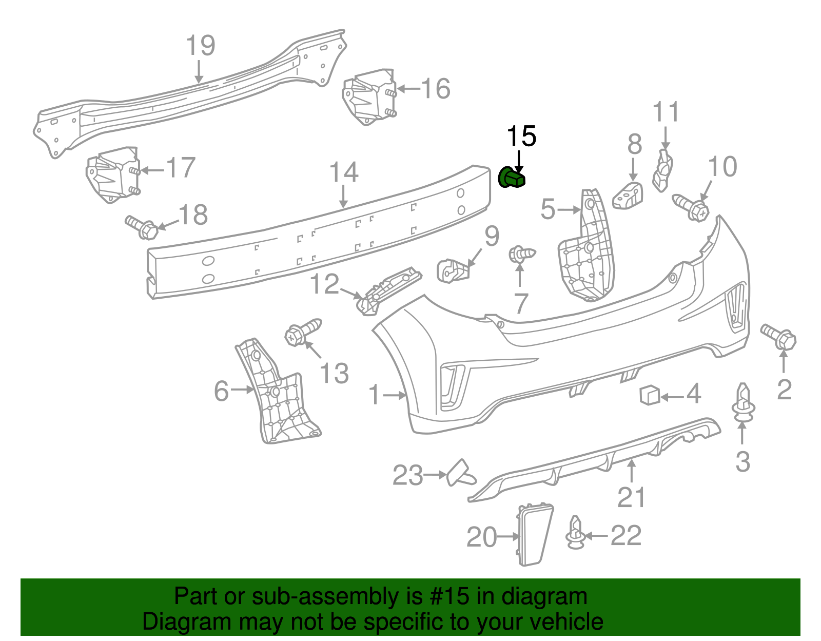 Bumper Impact Bar Nut - Scion (90176-08057)