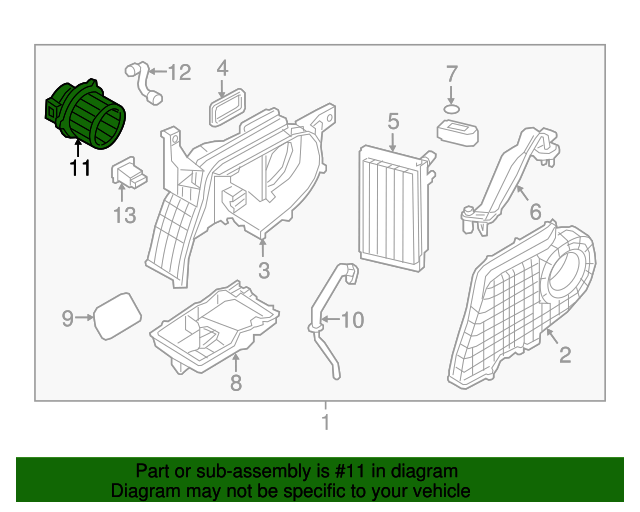 979452W000 Blower Motor 20152020 Kia Sorento Kia.Parts Store