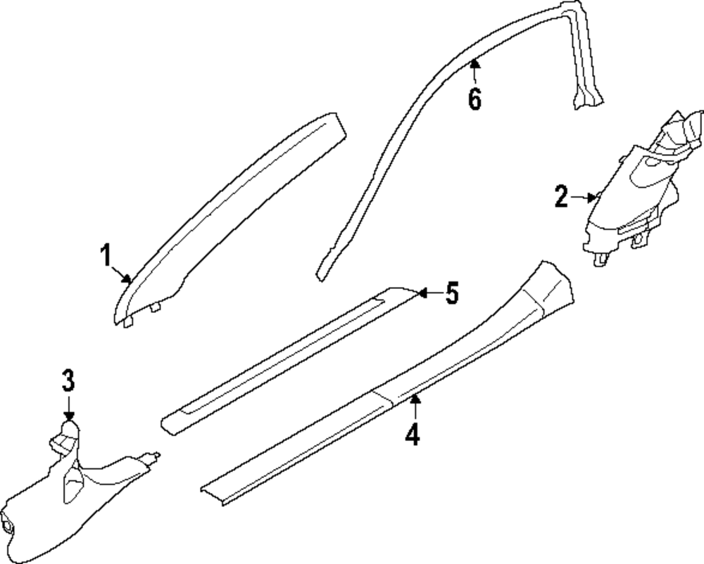 Upper Weather-Strip - Toyota (SU003-08599)