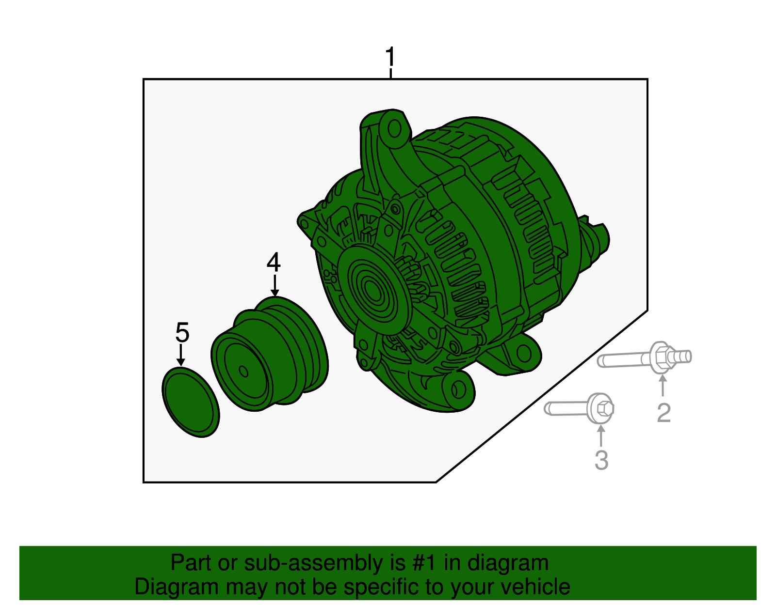 Ford Dealership 20112019 Ford Motorcraft™ Alternator GL8854 Ford