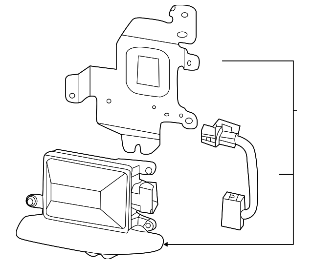 20172018 Kia Sorento Sensor Kit Passenger Side (RH) 95821C6010