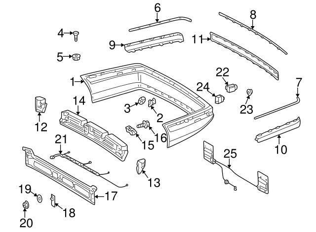 210-885-29-21-9999 - Outer Cover 2000-2002 Mercedes-Benz 