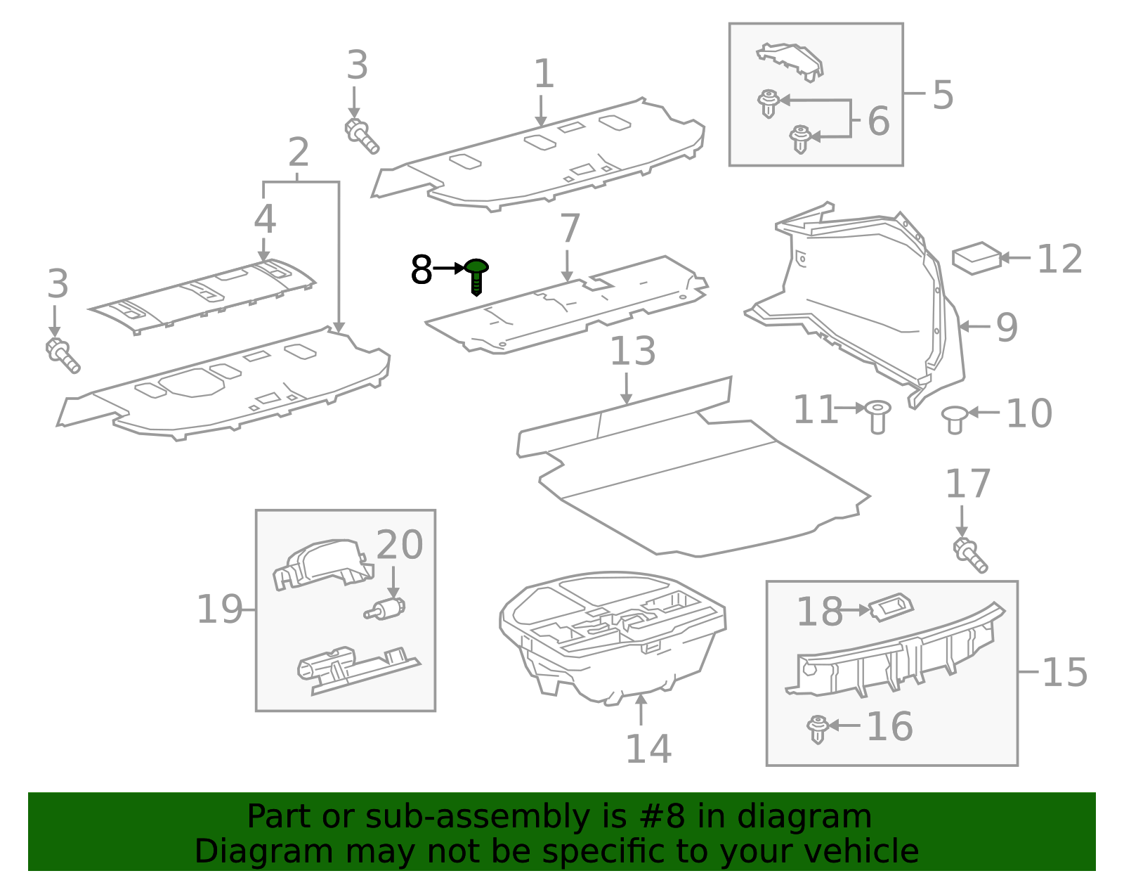 Box Clip - Toyota (90467-06020-C0)