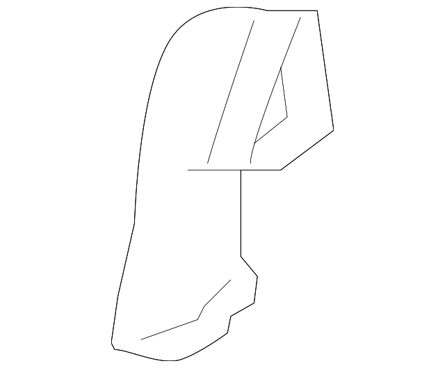 Driver Side Floor Air Outlet Duct - GM (92263769)
