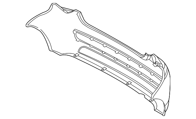 Rear Bumper Cover - GM (96808268)