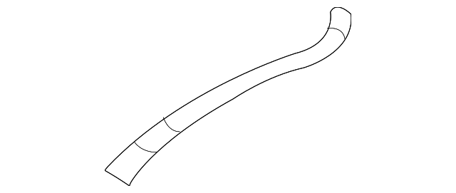 Driver Side Rear Bumper Fascia Reinforcement - GM (96543019)