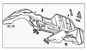 2020-2021 Chevrolet Corvette Rear Compartment Panel 85515347 ...