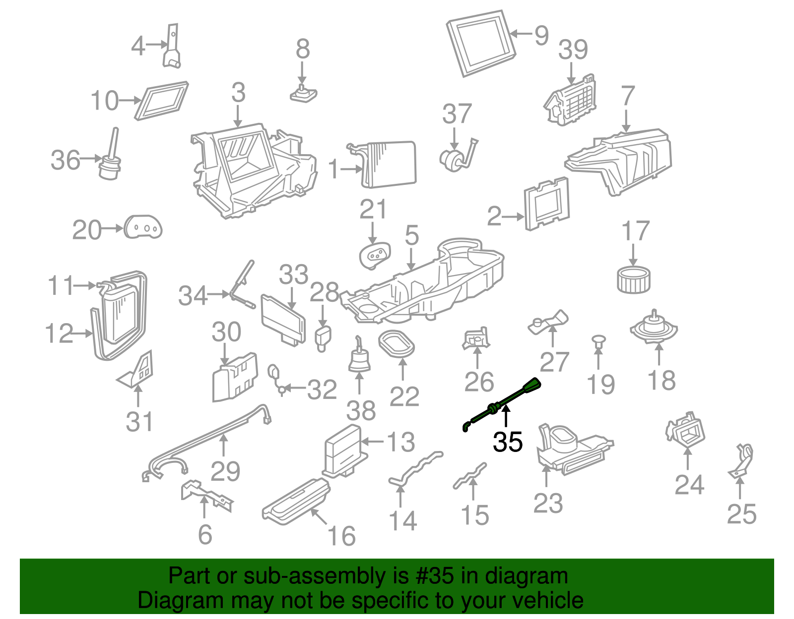 Hose - Ford (YL1Z-19C828-DA)