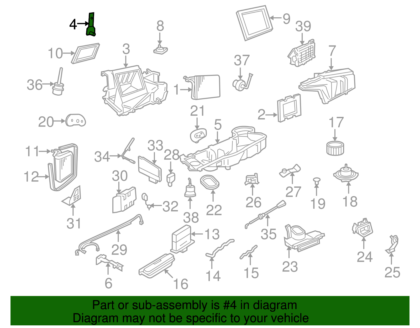 Instrument Panel Brace - Ford (YL3Z-15044F49-AA)