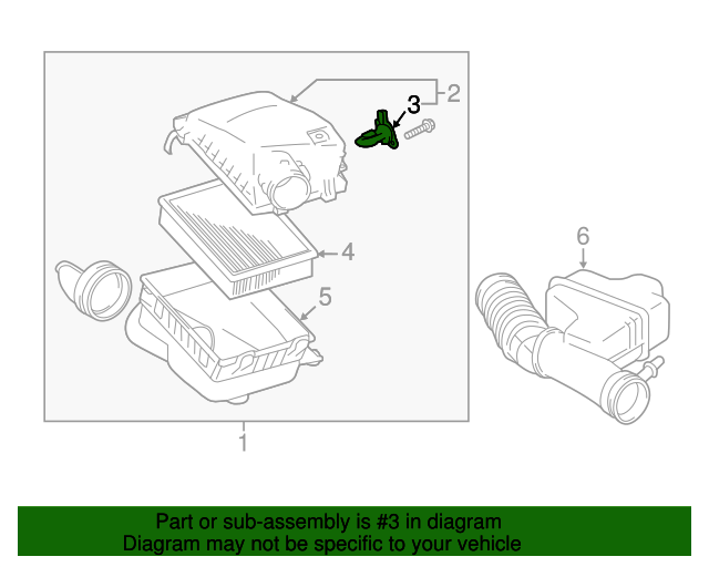 20162024 Toyota Mass Air Flow Sensor 2220475040 OEM Parts Online