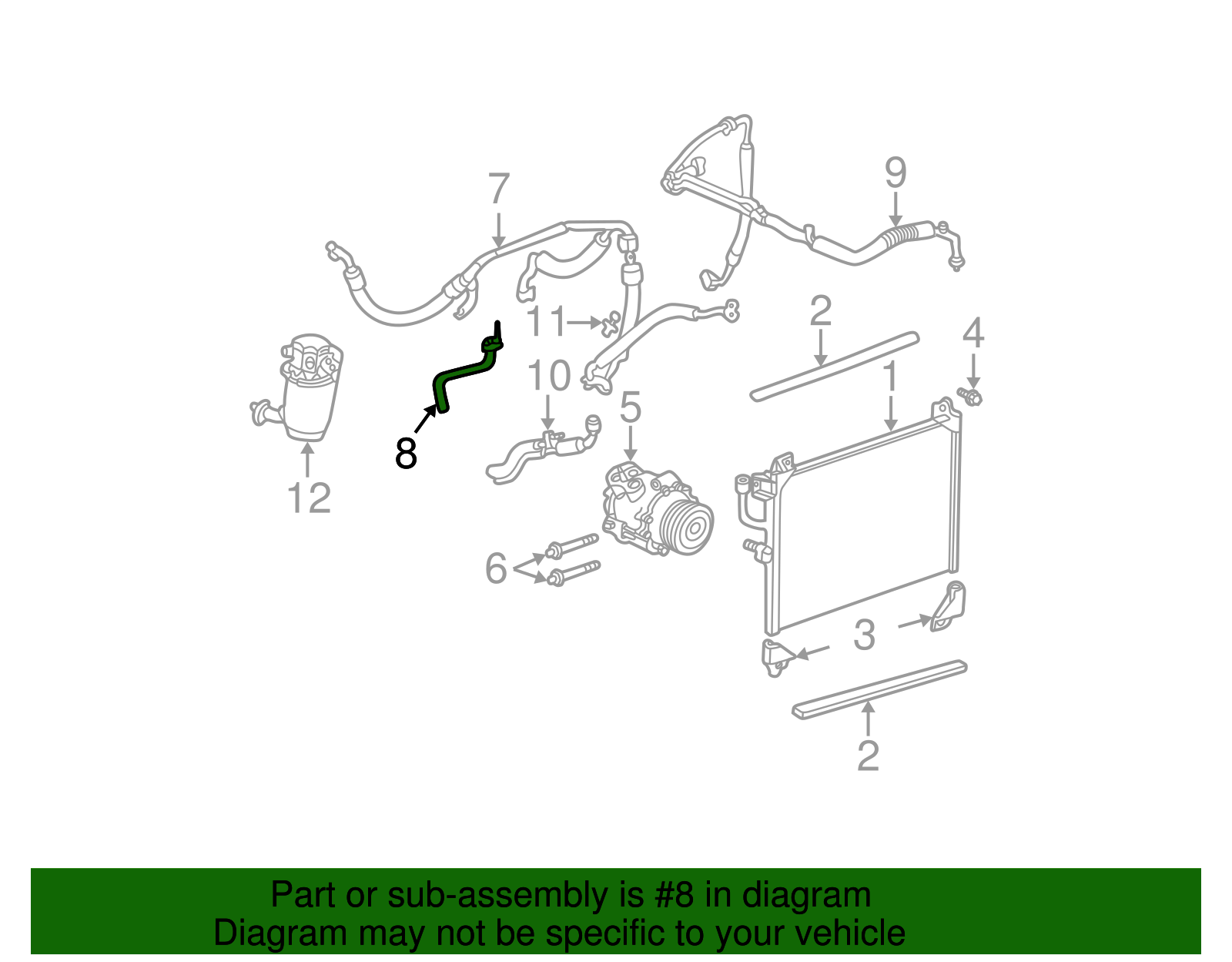 Outlet Pipe - GM (88892983)