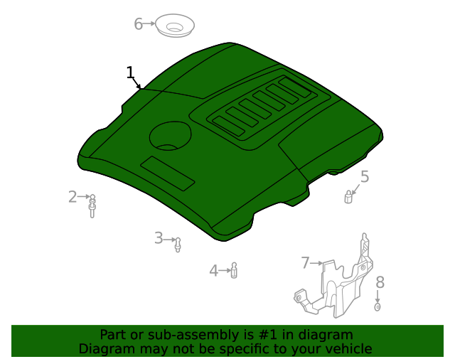 Genuine Engine Cover for 20212023 Land Rover Range Rover Velar Land