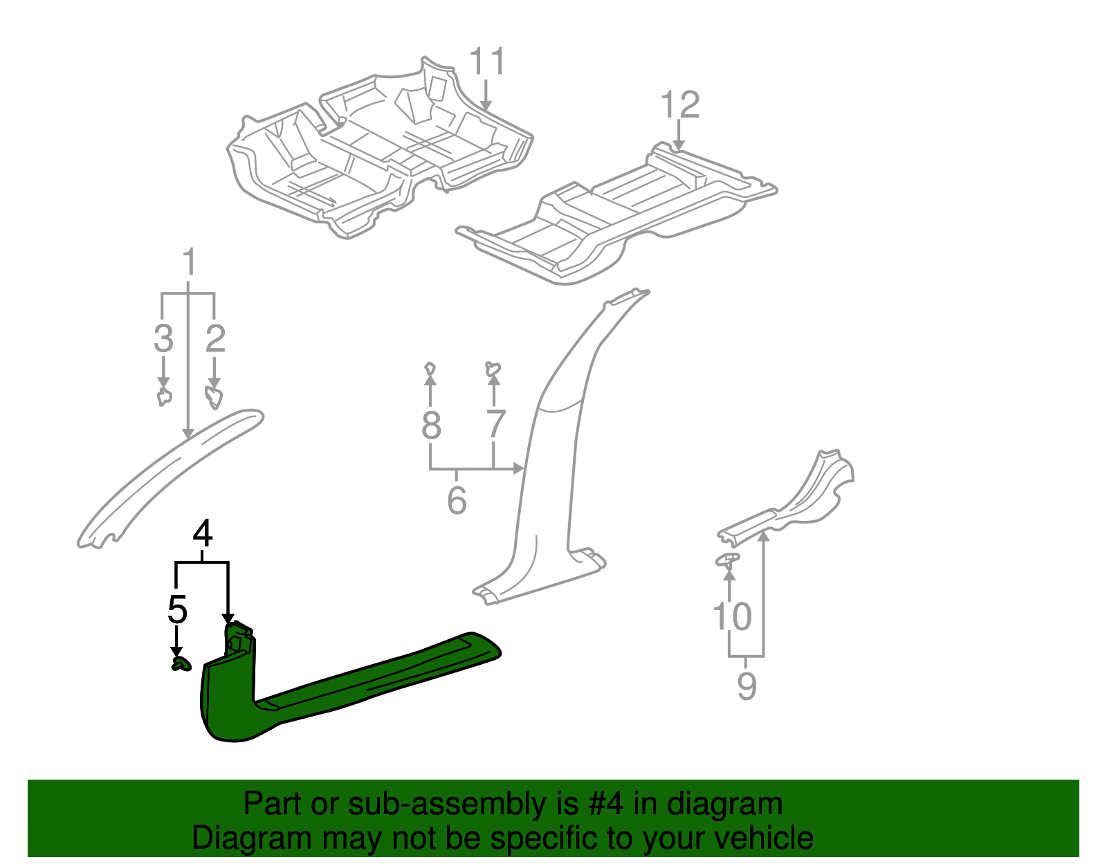 Cowl Trim - GM (25707637)