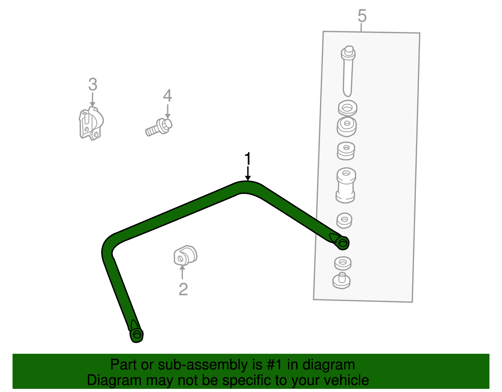 Stabilizer Bar - GM (25650388)