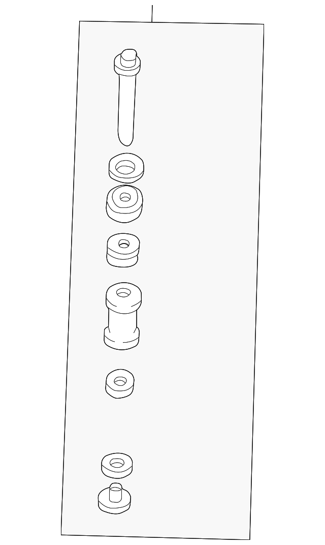 19952011 GM Rear Suspension Stabilizer Shaft Link 25940977 GM