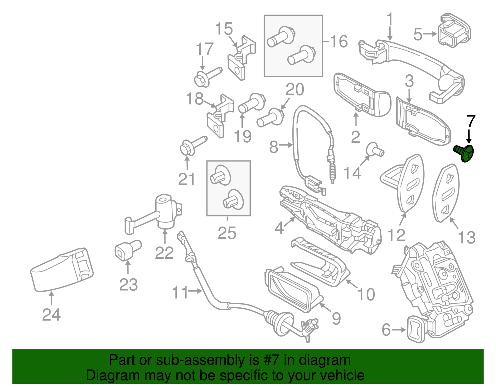 Lock Screw - Volkswagen (WHT-003-688)