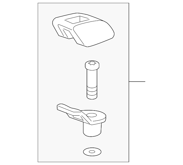Onyx Child Seat Restraint System Belt Bracket - GM (92205243)
