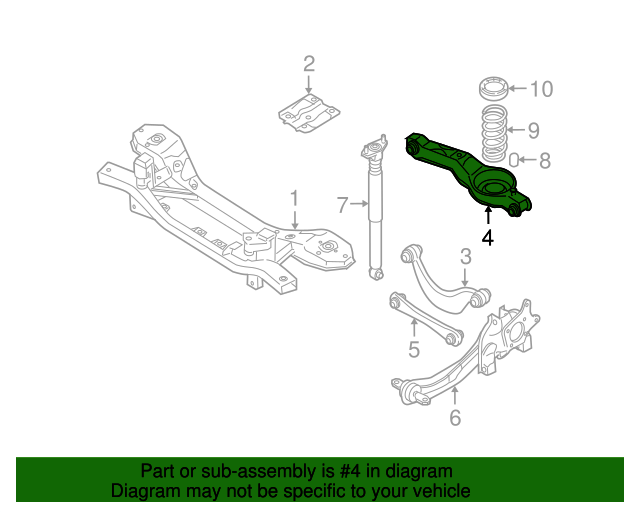 20042013 Mazda 3 Lower Control Arm BBM228300D XportAuto