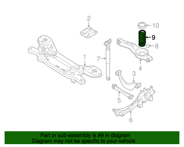 20042013 Mazda 3 Coil Spring bbm228011d