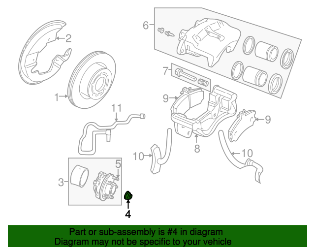 Genuine OEM Stub Axle Lock Nut Part FRC8700 Fits 19871999 Land Rover