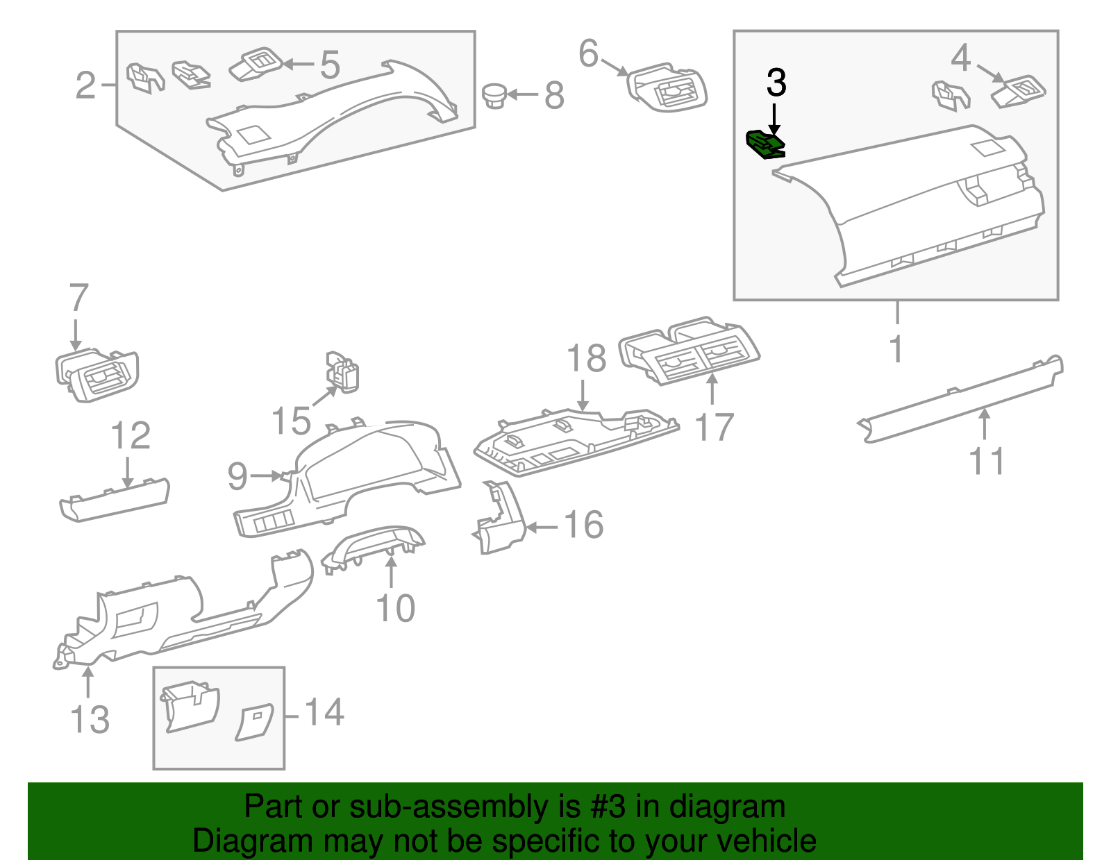 Instrument Panel Trim Panel Clip - Scion (90467-13082-A0)